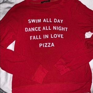 Wildfire red comfy sweatshirt